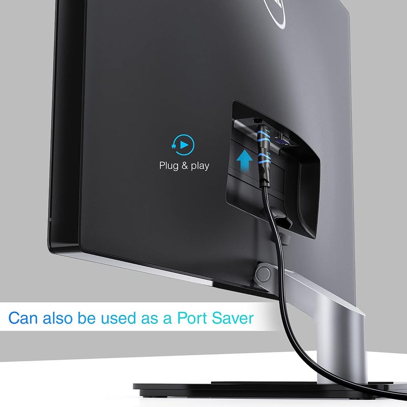 BlueRigger HDMI CEC Less Adapter (4K UHD, ARC, Ethernet, Male to Female CEC Blocker) - Compatible with HDTV, TV Stick, Chromecast, Nintendo Switch, Xbox, PS5, PC, Soundbar - Image 4